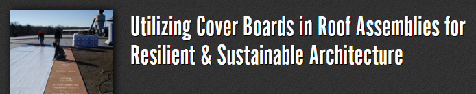 Roof cover board course
